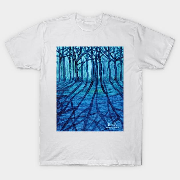 'Blue Ridge Rumenation #40' T-Shirt by jerrykirk